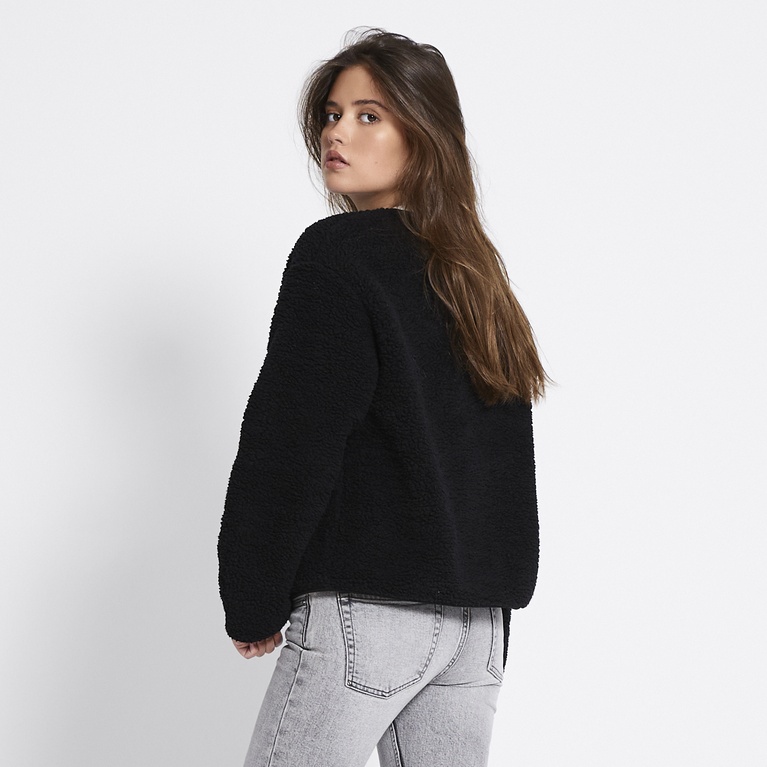 Pile jacket "Alex" Black